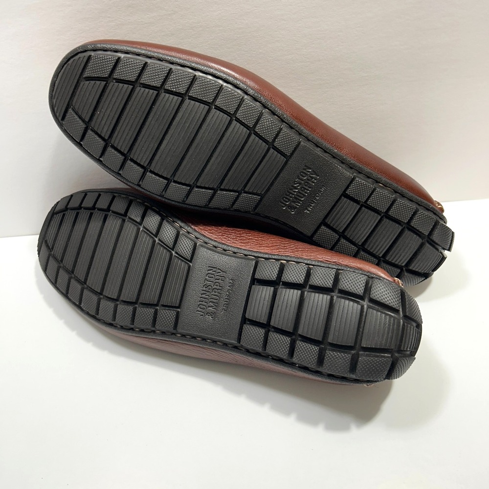 Johnston & Murphy‎ Buckle Drivers Mahogany Full Grain Men's Shoes Brown US 12M - Picture 8 of 9